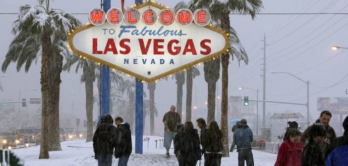Las Vegas sneeuw 2019